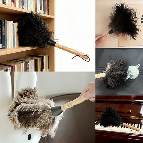 Premium Ostrich Feather Duster – Non-Scratch Cleaning Tool - Image 3