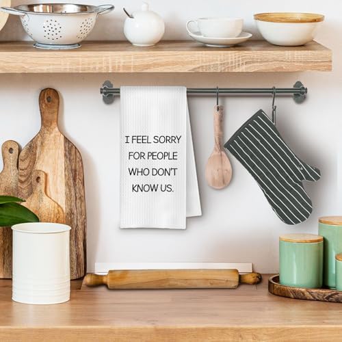 Funny Gifts for Friends Kitchen Towels, Friendship Gifts for Women Friends Dish - Image 2