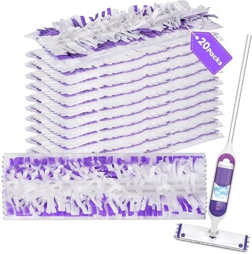 Disposable Mopping Pad Refills for PowerMop Multi-Surface Mopping Pad Refills by GVMM
