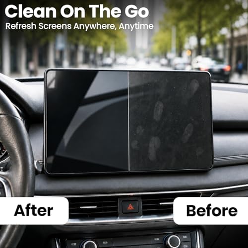 EVEO Car Screen Cleaner Spray and Wipe -2-in-1 iPhone Cleaner, iPad Screen - Image 2