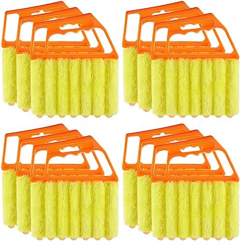 Maxdot 12 Pcs Blind Cleaner Duster Tool, 7 Finger Dusting Cleaner Tool by Maxdot