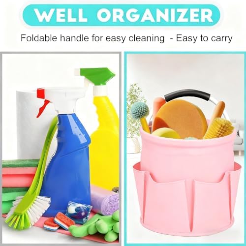 Cleaning Caddy for Cleaning Supplies, 17L Cleaning Supply Caddy - Image 7