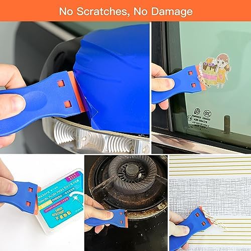 NEWISHTOOL Double Edged Plastic Blades 300 PCS Replacement Blades 1.5-Inch - Image 6