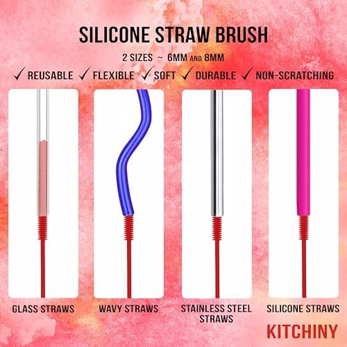 Kitchiny Silicone Bottle Brush 12.5 inch - Image 4