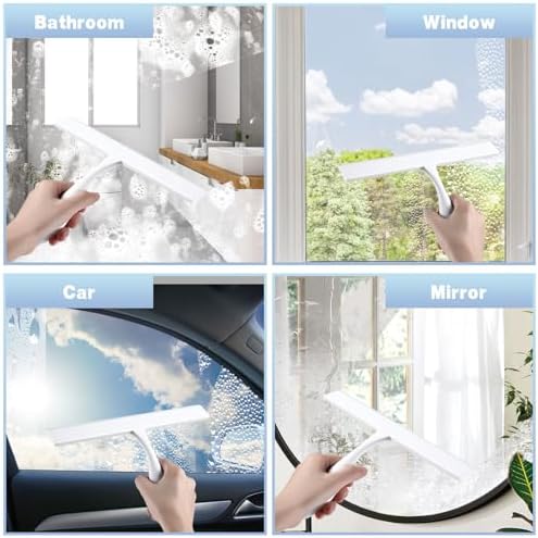 FY&XZH Never Rust Silicone Shower Squeegee - Image 7