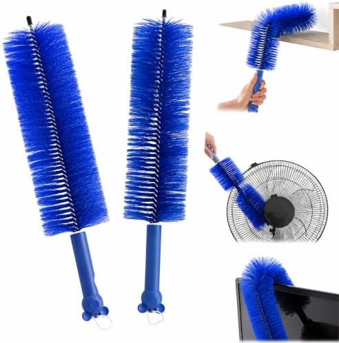 Fan Cleaner Brush with Bendable Microfiber Head, Reusable Washable Ceiling Fan by ByCallMax