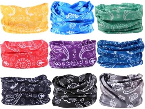 Neck Gaiter Face Cover Bandana Mask Scarf, Breathable Sun& Dust-proof by Unknown