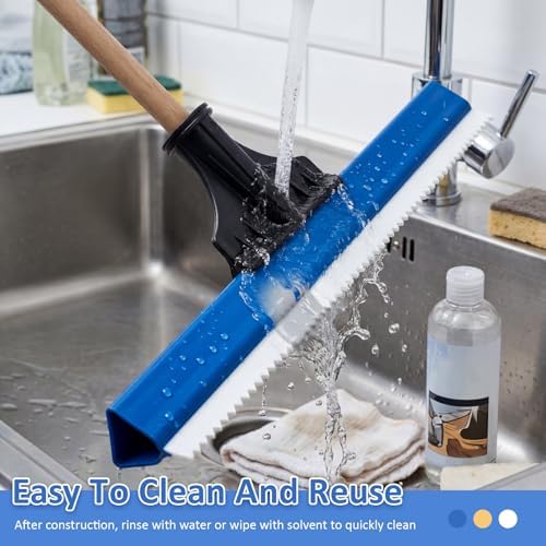 2 Pack 16 Inch Epoxy Floor Squeegee, Notched Squeegee - Image 6
