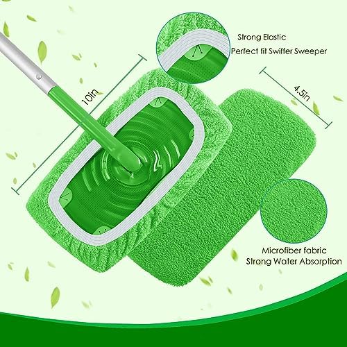Reusable Microfiber Mop Pads Compatible - Image 3