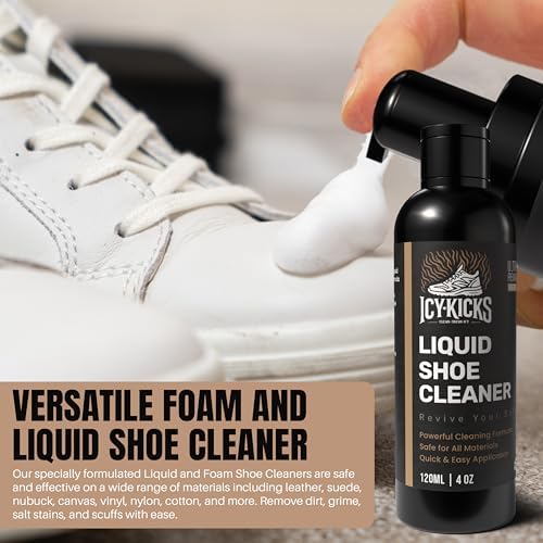 ICYKICKS Shoe Cleaning Kit, 6-in-1 Sneaker Cleaner - Image 4