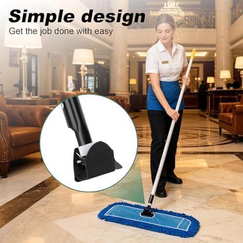 Clip on Dust Mop Handle Heavy Duty - Image 7