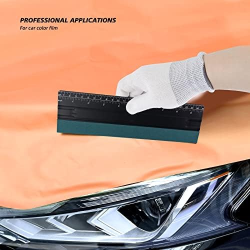 EHDIS Large Vinyl Squeegee Window Tint Tool 3PCS Big Size Felt Edge Wrap Scraper - Image 4
