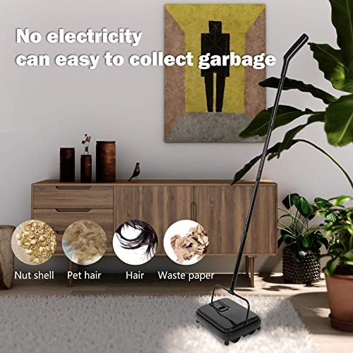 Eyliden Carpet Sweeper, Mini Size, Manual Sweeping - Image 6