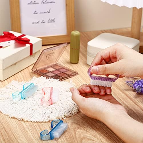 Bokon 400 Pcs Handle Grip Nail Brush Bulk Fingernail Scrubbing - Image 6