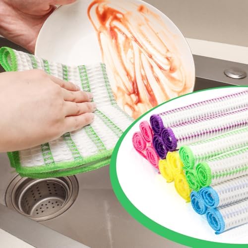 15Pcs Micro Wood Fiber Cleaning Cloths, Cleaning Rag - Image 3