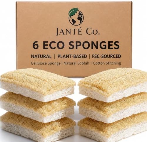 Natural Loofah Dish Sponges by Janté Co. by JANT%C3%89Co