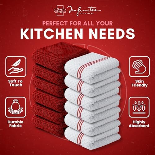Infinitee Xclusives Kitchen Towels -12 Pack - Image 5