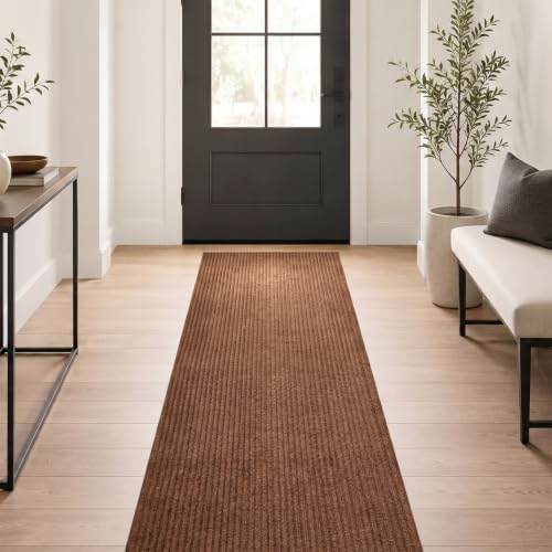 Ottomanson 3x5 Indoor Outdoor Door Mat – Non-Slip Waterproof Floor Mat by Ottomanson