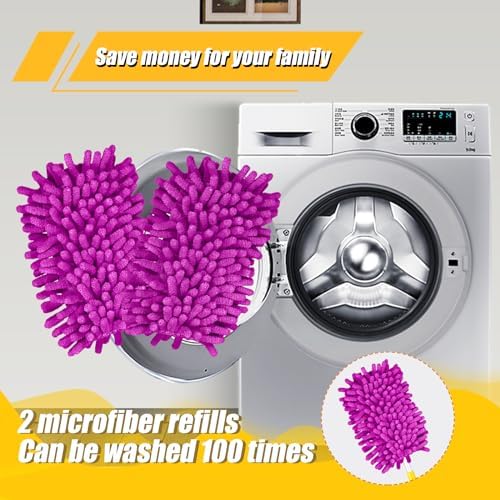 2pcs Duster Refills, Microfiber Dusters Heavy Duty Refills 360 Ceiling Fan - Image 4