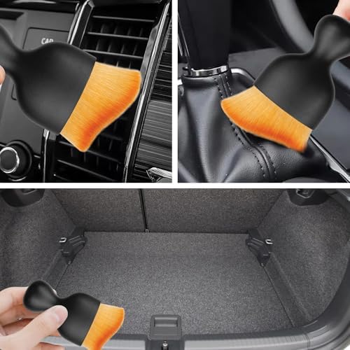 1Pcs Auto Soft Hair Brush Advanced Car Interior Detailing Brush - Image 7