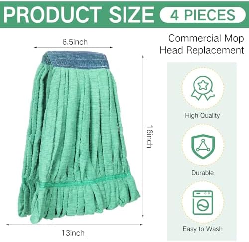 Lallisa 4 Pcs Microfiber Mop Heads Replacement Tube - Image 2