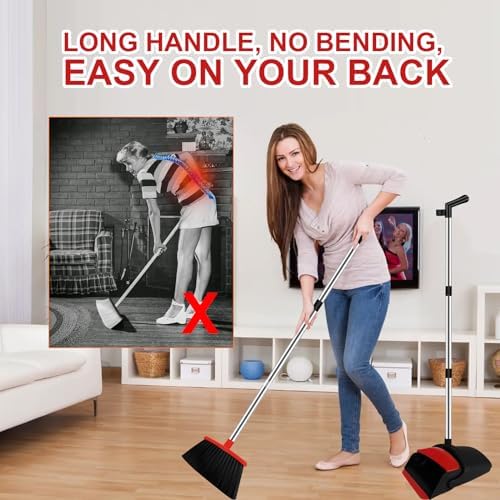 Red Broom and Dustpan Combo Set - Image 3