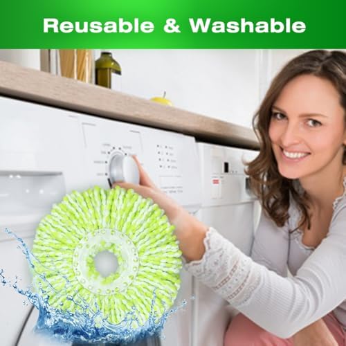 3 Pack Mop Head Replacement Compatible - Image 5