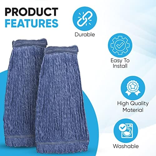 20oz Heavy Duty Cleaning Mop Head Replacement - Image 4