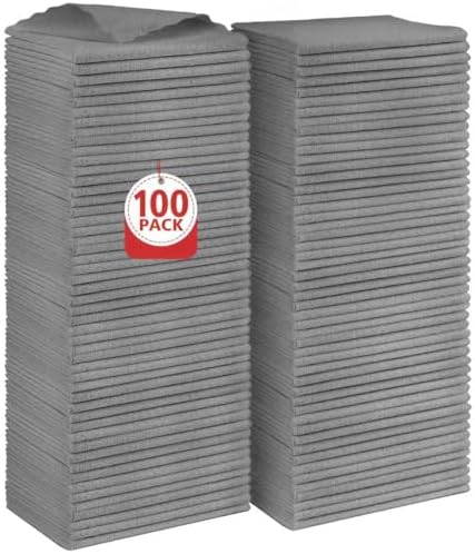 Orighty Microfiber Cleaning Cloth Bulk, 100 Pack, 11.5x11.5 inch by AllRightinOrighty