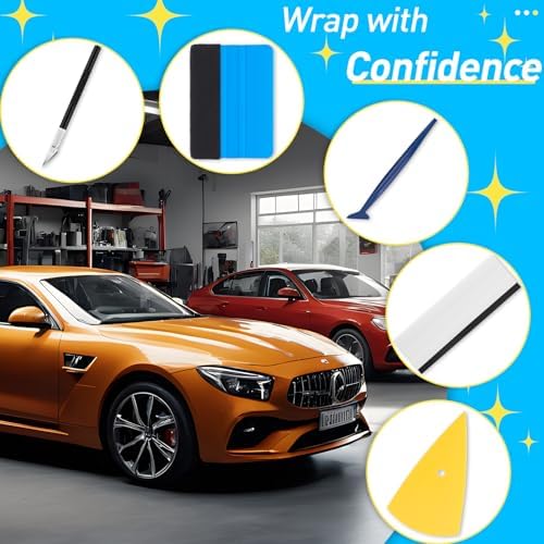 15PCS Window Tint Kit, Felt Squeegee - Image 6