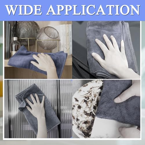 9 Pcs Extra Large Microfiber Cleaning Cloth, Microfiber Towels - Image 5