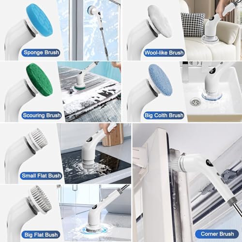 Qimedo Upgrade Rechargeable Electric Scrubber - Image 5