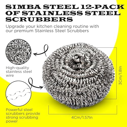 Steel Wool Scrubber Scourer Simba - Image 2