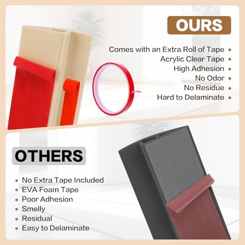 Floor Transition Strip Vinyl Door Threshold Ramp Self Adhesive Carpet Edging - Image 3