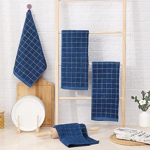 Homaxy 100% Cotton Terry Kitchen Towels, 6 Pack - Image 6