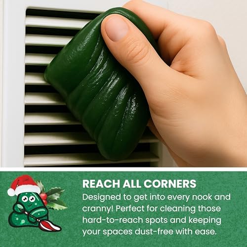 Slime Buddies Car Detailing Slime, Pine 1 Pack, Reusable Dust Remover - Image 7