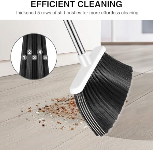 NACENA Broom and Dustpan Set - Image 6