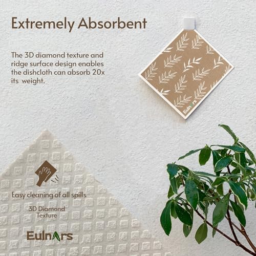 Eulnars Swedish Dishcloths, 8 Pack Reusable Paper Towels - Image 5
