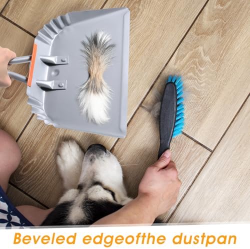 4 Pack Industrial Metal Dustpan 12" Heavy Duty Dust Pan - Image 6