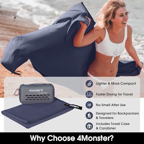 4Monster Quick Dry Travel Towel - Image 2
