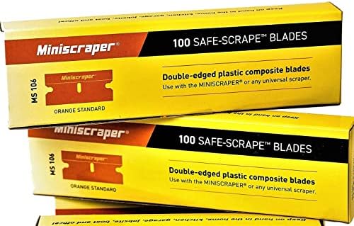 Plastic Razor Scraper Blades Double Edged by MINISCRAPER%C2%AE