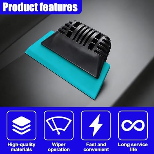 Small Squeegee, Soft Rubber PPF Car Window Tint Squeegee, Vinyl Wrap Scraper - Image 5