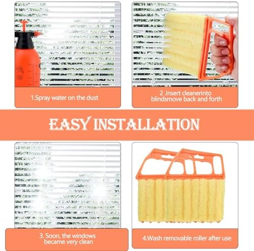 6pcs Window Venetian Blind Cleaner Duster Tool, Blind Duster, dusting Brush - Image 7