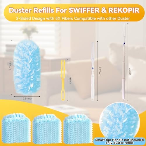 Tiumso 60 Count Duster Refills Dusters - Image 5