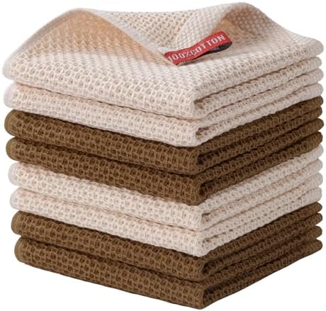 joybest Cotton Kitchen Dish Cloths, 12x12 Inches by joybest