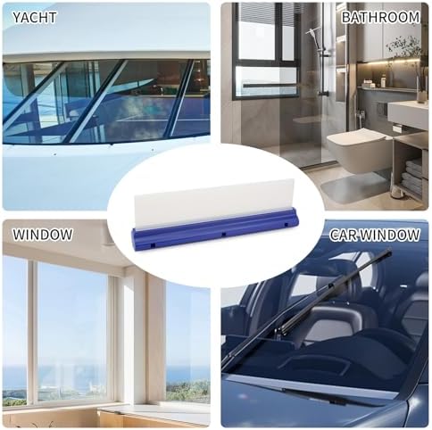 2 Pack 12inch car Squeegee, Silicone Squeegee, car Window Squeegee, Flexible - Image 7