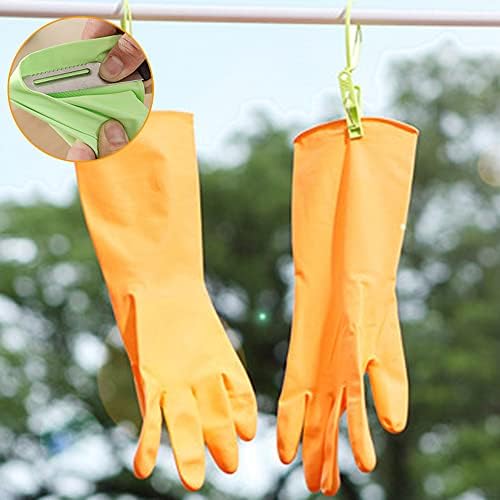 Alimat PluS Rubber Dishwashing Gloves Latex Free, Without Liner - Image 7