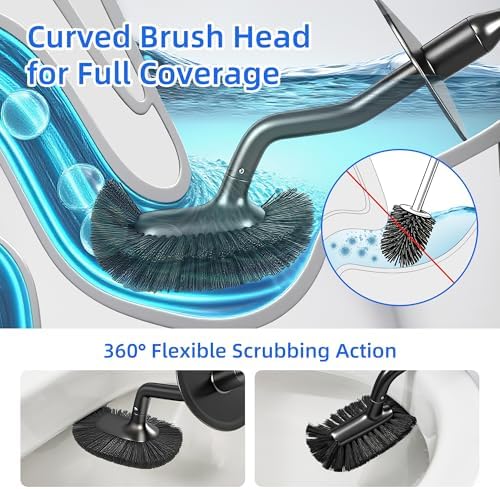 Toilet Brush and Holder Set - Image 3