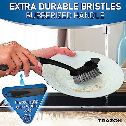 Dish Brush Set of 5 with Holder - Image 6