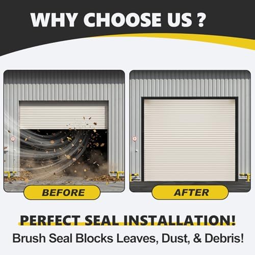 DoubleFill 8x8ft Garage Brush Seal Kit - Image 5